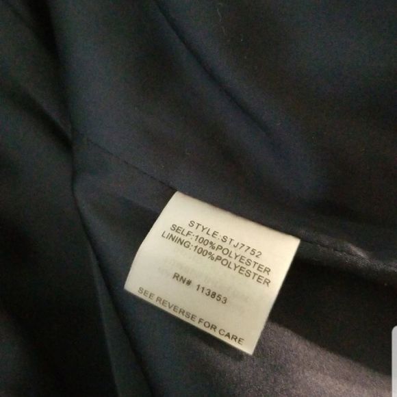 Kie & Kate Couture Woven Ruffled Frill Jacket Sz M, Navy & Cream - Picture 9 of 12